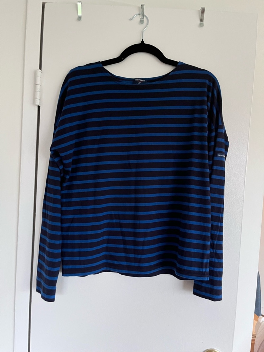 Saint James Striped Tee - Blue & Navy